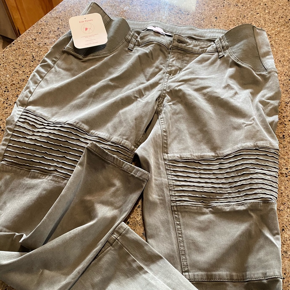 Ingrid Isabel Olive Moro Jeans Maternity